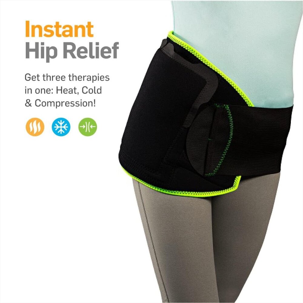 Hot Cold Compression Hip & Lower Back Pain Relief Wrap Large/X-Large New